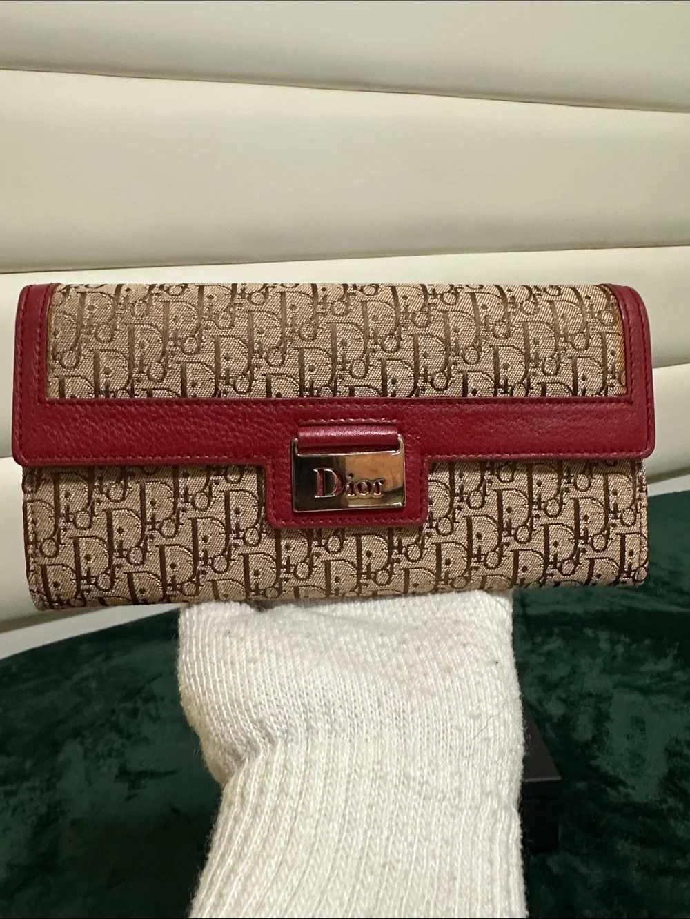 Christian Dior Canvas Wallet